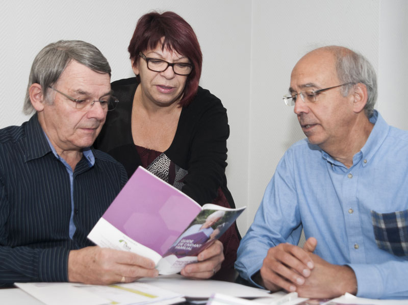 Des aidants familiaux en formation des aidants